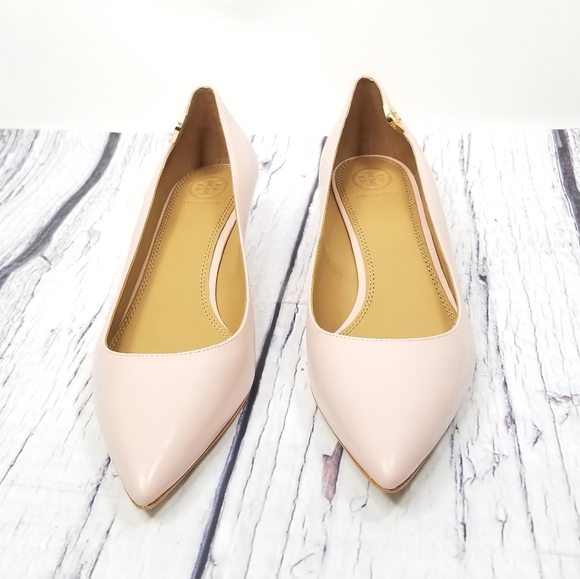 Tory Burch Elizabeth Pointed Toe Leather Pump - Picture 3 of 6